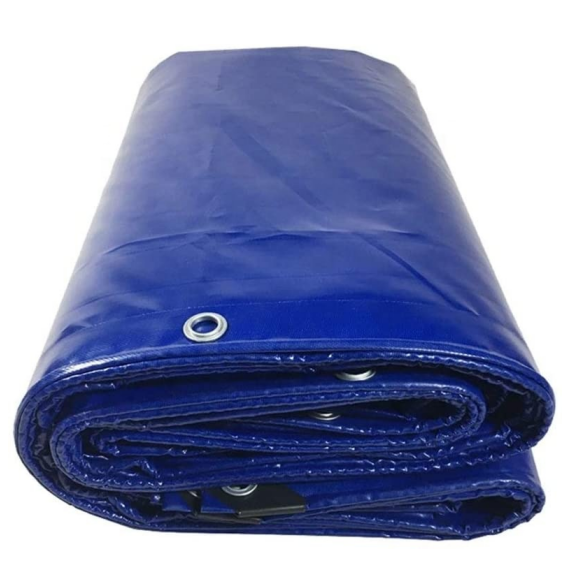 550gsm Heavy Duty Blue PVC Tarp 1